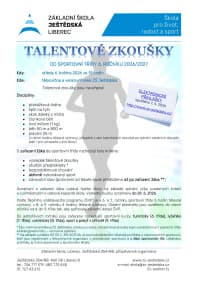 Talentové zkoušky_plakát_2026